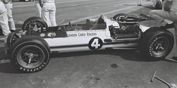 The brand new Leader Card #4 Gerhardt for Don Branson at Phoenix in March 1966. Part of the Dave Friedman collection. Licenced by The Henry Ford under Creative Commons licence Attribution-NonCommercial-NoDerivs 2.0 Generic. Original image has been cropped. The brand new Leader Card #4 Gerhardt for Don Branson at Phoenix in March 1966. Part of the Dave Friedman collection. Licenced by The Henry Ford under Creative Commons licence Attribution-NonCommercial-NoDerivs 2.0 Generic. Original image has been cropped.