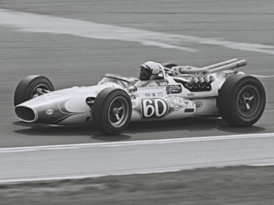Mickey Shaw in Walt Michner's ex-Wilke #60 Gerhardt at the 1967 Indy 500. Part of the Dave Friedman collection. Licenced by The Henry Ford under Creative Commons licence Attribution-NonCommercial-NoDerivs 2.0 Generic. Original image has been cropped. Mickey Shaw in Walt Michner's ex-Wilke #60 Gerhardt at the 1967 Indy 500. Part of the Dave Friedman collection. Licenced by The Henry Ford under Creative Commons licence Attribution-NonCommercial-NoDerivs 2.0 Generic. Original image has been cropped.