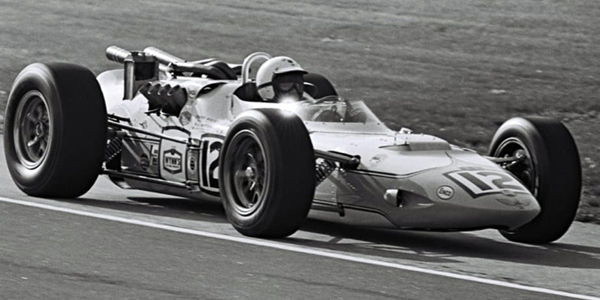 Chuck Hulse in the 1966 Watson at the 1966 Indianapolis 500. Part of the Dave Friedman collection. Licenced by The Henry Ford under Creative Commons licence Attribution-NonCommercial-NoDerivs 2.0 Generic. Original image has been cropped. Chuck Hulse in the 1966 Watson at the 1966 Indianapolis 500. Part of the Dave Friedman collection. Licenced by The Henry Ford under Creative Commons licence Attribution-NonCommercial-NoDerivs 2.0 Generic. Original image has been cropped.