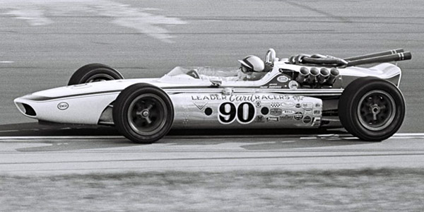 Formula 1 star Pedro Rodriguez in the 1967 Watson at that year's Indianapolis 500. Licenced by The Henry Ford under Creative Commons licence Attribution-NonCommercial-NoDerivs 2.0 Generic. Original image has been cropped. Formula 1 star Pedro Rodriguez in the 1967 Watson at that year's Indianapolis 500. Licenced by The Henry Ford under Creative Commons licence Attribution-NonCommercial-NoDerivs 2.0 Generic. Original image has been cropped.