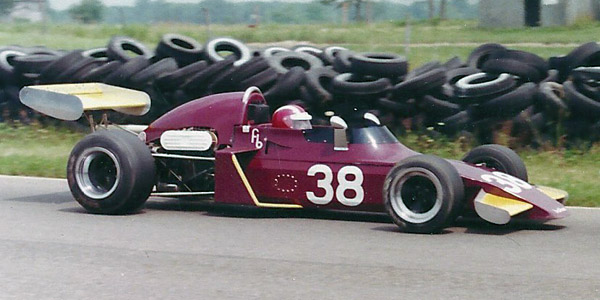 James Holloway's Brabham BT38B at Nelson Ledges. Copyright Kip Holloway 2019. Used with permission.