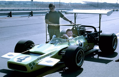 Ron Grable in his Lola T190 at Dallas IMS in 1970. Copyright David Hutson 2006. Used with permission.