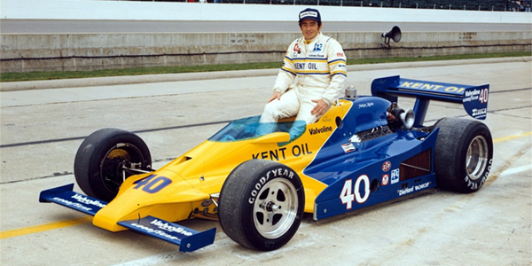 Tom Bagley in the Wildcat 'wing car' at the 1980 Indy 500. Copyright Indianapolis Motor Speedway. Used with permission.