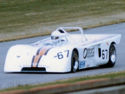 James Wallis in the Otford Group Chevron B19 at Donington Park in July 1984. Copyright Jeremy Jackson 2009 . Used with permission.