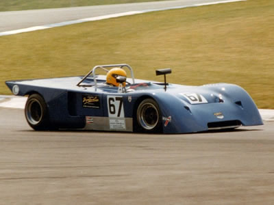 Richard Arnold in his Chevron B19 at Donington Park in July 1990. Copyright Jeremy Jackson 2009 . Used with permission.