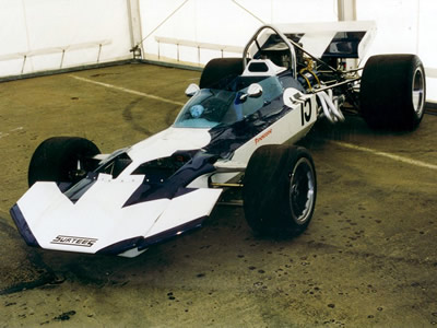 Robin Darlington's TS8 at Silverstone in July 1998. Copyright Jeremy Jackson 2003. Used with permission.