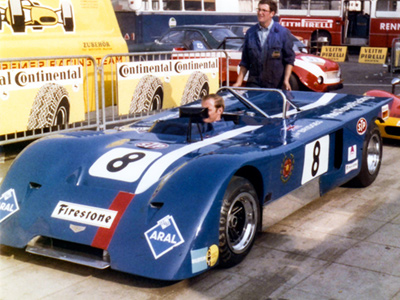 John Bridges' Red Rose Racing Chevron B19 at the Nurburgring in September 1971. Copyright Udo Klinkel 2021. Used with permission.