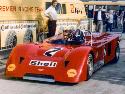 Gerard Larrousse in Jo Siffert's Chevron B19 at the Nürburgring ADAC 500 km in September 1971. Copyright Udo Klinkel 2021. Used with permission.