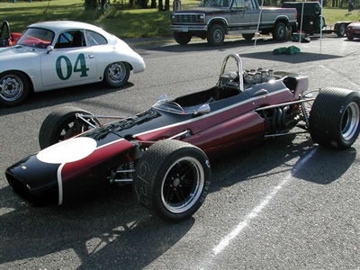 Eric and Janet Fitch provided this picture of their Lola T140 to Wolfgang Klopfer. Copyright Eric and Janet Fitch. Used with permission.