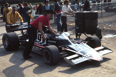 Jon Woodner's Lola T400 at Pocono in 1975. Copyright Michael Kondratovich 2004. Used with permission. Jon Woodner's Lola T400 at Pocono in 1975. Copyright Michael Kondratovich 2004. Used with permission.