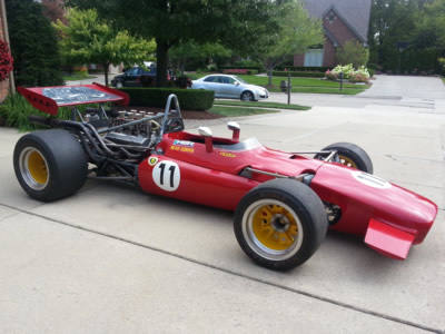 Mead Korwin's Lola T142 in 2014. Copyright Mead Korwin 2014. Used with permission.