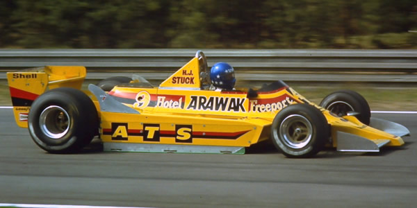 Hans Stuck's best result in the ATS D2 was this drive to eighth place at the 1979 Belgian Grand Prix. Copyright Martin Lee 2017. Used with permission. Hans Stuck's best result in the ATS D2 was this drive to eighth place at the 1979 Belgian Grand Prix. Copyright Martin Lee 2017. Used with permission.