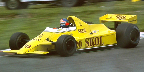 Emerson Fittipaldi in the Fittipaldi F7 during practice at the British GP in 1980. Copyright Martin Lee 2017. Used with permission.