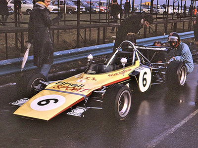 Masami Kuwashima's GRD 372 at Thruxton in March 1973. Copyright Keith Lewcock 2023. Used with permission. Masami Kuwashima's GRD 372 at Thruxton in March 1973. Copyright Keith Lewcock 2023. Used with permission.