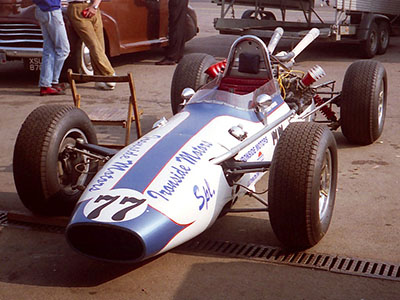 Geoff Ironside's Gerhardt-Ford at Coy's Silverstone Classic in July 1994. Copyright Keith Lewcock 2018. Used with permission.