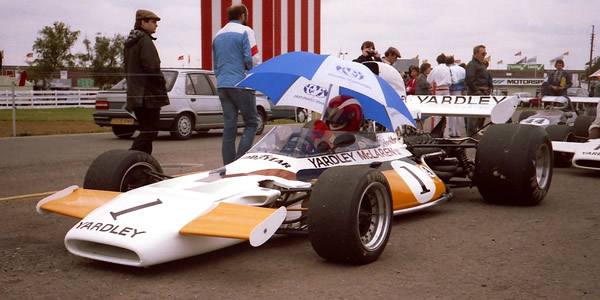 John Foulston raced this McLaren M19A in the very first HSCC Historic F1 race, and continued to use it in HSCC racing right up to his death in 1987. Copyright Keith Lewcock 2018. Used with permission. John Foulston raced this McLaren M19A in the very first HSCC Historic F1 race, and continued to use it in HSCC racing right up to his death in 1987. Copyright Keith Lewcock 2018. Used with permission.