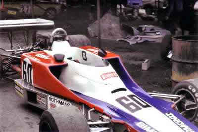 Damien Magee's Lola T330 HU4 in the paddock at Brands in 1974. Copyright Simon Lewis 2004. Used with permission. Damien Magee's Lola T330 HU4 in the paddock at Brands in 1974. Copyright Simon Lewis 2004. Used with permission.