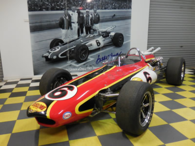 Aaron Lewis's ex-Bobby Unser 1967 Eagle following restoration. Copyright Aaron Lewis 2014. Used with permission. Aaron Lewis's ex-Bobby Unser 1967 Eagle following restoration. Copyright Aaron Lewis 2014. Used with permission.