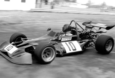 Ted Dzierzek in his Hawke DL6A at Ingliston in May 1974. Copyright Colin Lourie 2024. Used with permission.