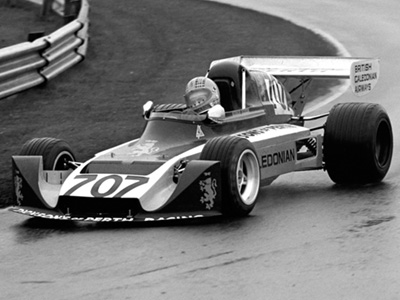 Norman Dickson in his Modus M3 at Ingliston in April 1976. Copyright Colin Lourie 2024. Used with permission. Norman Dickson in his Modus M3 at Ingliston in April 1976. Copyright Colin Lourie 2024. Used with permission.