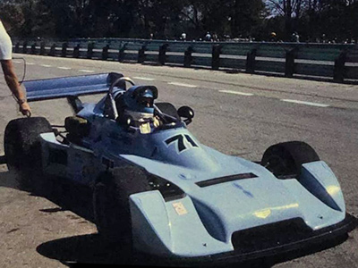 Dean Lundgreen in his Chevron B39 at Road America. Copyright Jeff Luebker 2021. Used with permission.