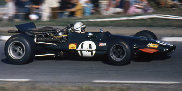 John Surtees on his way to the BRM P139's best result, third place at the 1969 US Grand Prix. Copyright Norm MacLeod 2017. Used with permission. John Surtees on his way to the BRM P139's best result, third place at the 1969 US Grand Prix. Copyright Norm MacLeod 2017. Used with permission.