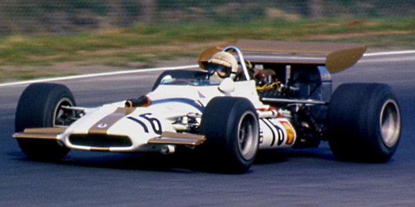 Local lad George Eaton in the Yardley BRM P153 at the 1970 Canadian Grand Prix. Copyright Norm MacLeod 2017. Used with permission.