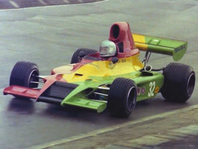 Nestor Garcia Veiga in Francisco Mir's Eagle 74A at Mosport Park in 1974. Copyright Norm MacLeod 2015. Used with permission.