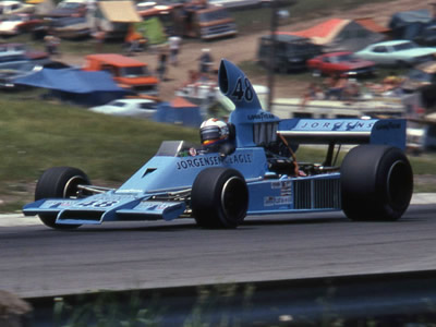 Bobby Unser in the AAR Jorgensen Eagle 755 F5000 at Mosport Park in 1975. Copyright Norm MacLeod 2017. Used with permission. Bobby Unser in the AAR Jorgensen Eagle 755 F5000 at Mosport Park in 1975. Copyright Norm MacLeod 2017. Used with permission.