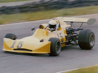 Bill Marlowe in his March 73B at his first Drivers School at Nelson Ledges in 1976. Copyright Bill Marlowe 2022. Used with permission.