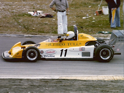 Rick Shea in his Jethro Tull Chevron B45 at Westwood in April 1978. Copyright Brent Martin 2011. Used with permission.