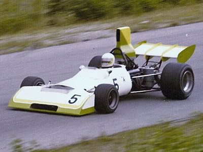 The ex-Settember Mclaren M10 in further evolved form at Westwood in 1975 or 1976, presumably driven by Jim Mullins. Copyright Brent Martin 2011. Used with permission. The ex-Settember Mclaren M10 in further evolved form at Westwood in 1975 or 1976, presumably driven by Jim Mullins. Copyright Brent Martin 2011. Used with permission.