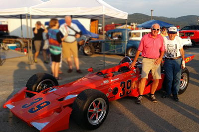 Tom Sneva and Jim Tipke reunited with the Tipke Indy car at the Ed Sneva Memorial race at Stateline Speedway in Idaho in June 2015. Copyright Michael McKinney 2015. Used with permission. Tom Sneva and Jim Tipke reunited with the Tipke Indy car at the Ed Sneva Memorial race at Stateline Speedway in Idaho in June 2015. Copyright Michael McKinney 2015. Used with permission.