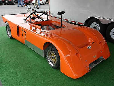 The Chevron B19 of Bob Storz at the Monterey Historics in 2005. Copyright Pieter Melissen 2009. Used with permission.