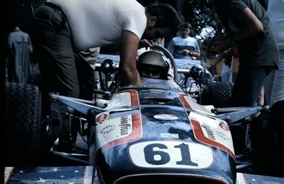 John Saucier's Lola T142 at Ponca City in July 1971. Copyright Mark Milliken 2010. Used with permission.