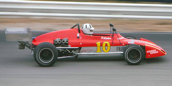Pat Walter in his Formula B Elden Mk15 at Laguna Seca in June 1974. Copyright Bob Moffett 2026. Used with permission.