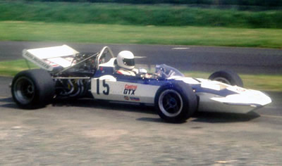 Mike Hailwood's works Surtees TS8 at Mondello Park in 1971. Copyright John Motson 2004. Used with permission.