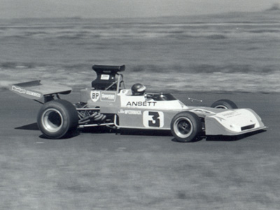 John McCormack in his Elfin MR5 at Phillip Island in October 1973. Copyright Glenn Moulds 2005. Used with permission. John McCormack in his Elfin MR5 at Phillip Island in October 1973. Copyright Glenn Moulds 2005. Used with permission.
