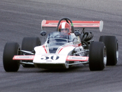 Ian Coristine in his March 71BM/722/71BM at Edmonton in 1973. Copyright owned by the Northern Alberta Sports Car Club 2019. Used with permission.