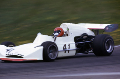 Bruce Jensen in his very standard March 74B at Edmonton in 1974. Copyright owned by the Northern Alberta Sports Car Club 2019. Used with permission. Bruce Jensen in his very standard March 74B at Edmonton in 1974. Copyright owned by the Northern Alberta Sports Car Club 2019. Used with permission.