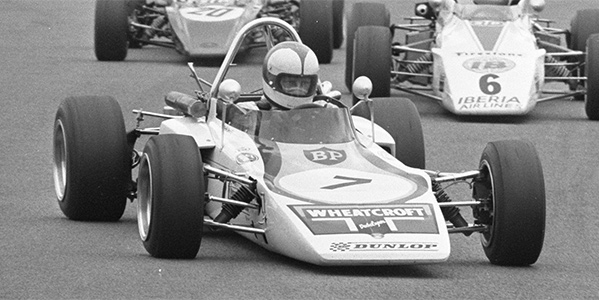 Roger Williamson in the new Wheatcroft Racing GRD 372 at Zandvoort in April 1972. Licenced by Nationaal Archief, CC0 under Creative Commons licence CC0 1.0 Universeel (CC0 1.0). Original image has been cropped.