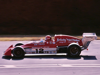 Bob Young in his Lola T360 at the 1975 SCCA Runoffs. Copyright Paul Nemy 2020. Used with permission.
