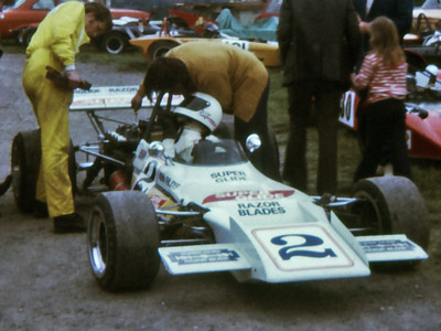 Kenny Fildes in his Formula Atlantic Lotus 69 at Mondello Park in 1974. Copyright Jude Neylon 2020. Used with permission.