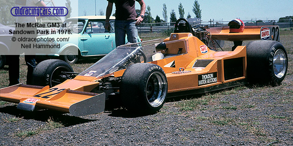 The McRae GM3 at Sandown Park in 1978. Copyright oldracephotos.com/Neil Hammond. Used with permission. The McRae GM3 at Sandown Park in 1978. Copyright oldracephotos.com/Neil Hammond. Used with permission.