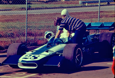 Michael Brayton's Eagle at the Road Atlanta SCCA Runoffs in 1973. Copyright R. Allen Olmstead 2011. Used with permission.