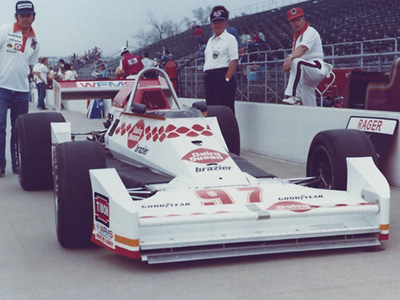 Roger Rager's Dairy Queen Dragon-Offy at the 1978 Indy 500. Copyright Tom Osborne 2021. Used with permission. Roger Rager's Dairy Queen Dragon-Offy at the 1978 Indy 500. Copyright Tom Osborne 2021. Used with permission.