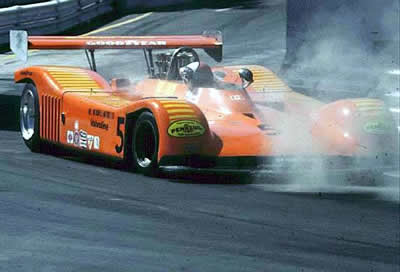 Bert Keuhne in the Riley-bodied Oftedahl Lola at Trois Rivieres in 1977. Copyright Autosports Marketing Associates and Bill Oursler 2001. Used with permission. Bert Keuhne in the Riley-bodied Oftedahl Lola at Trois Rivieres in 1977. Copyright Autosports Marketing Associates and Bill Oursler 2001. Used with permission.