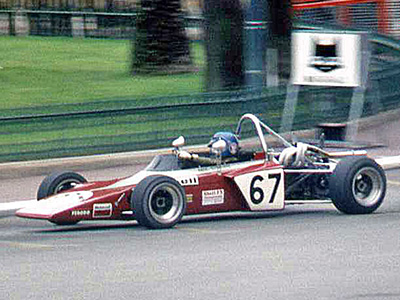 Andy Sutcliffe in the works GRD 372 at Monaco in May 1972. Copyright David Pearson 2023. Used with permission.