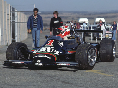 Graham Duxbury in Herbert Krottenberger's Brut March 832 at Kyalami in 1983. Copyright David Pearson (<a href='http://www.motoprint.co.za/' target='_blank'>motoprint.co.za</a>) 2024. Used with permission. Graham Duxbury in Herbert Krottenberger's Brut March 832 at Kyalami in 1983. Copyright David Pearson (<a href='http://www.motoprint.co.za/' target='_blank'>motoprint.co.za</a>) 2024. Used with permission.
