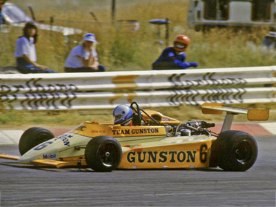 John Moni in the Gunston March 842 at Kyalami in February 1985. Copyright David Pearson (<a href='http://www.motoprint.co.za/' target='_blank'>motoprint.co.za</a>) 2024. Used with permission. John Moni in the Gunston March 842 at Kyalami in February 1985. Copyright David Pearson (<a href='http://www.motoprint.co.za/' target='_blank'>motoprint.co.za</a>) 2024. Used with permission.